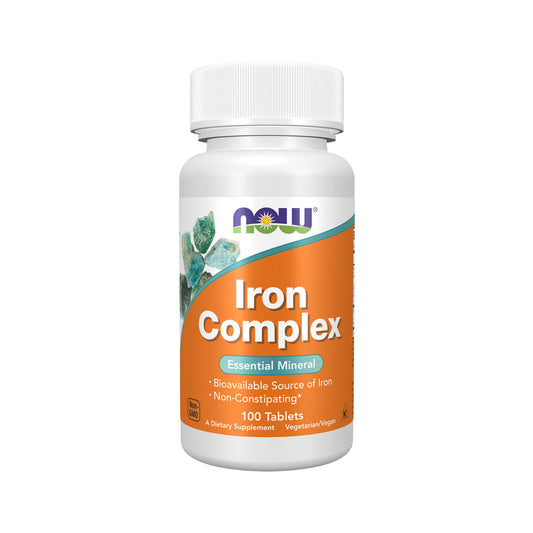 NOW Foods, Iron Complex - 100 Tablets