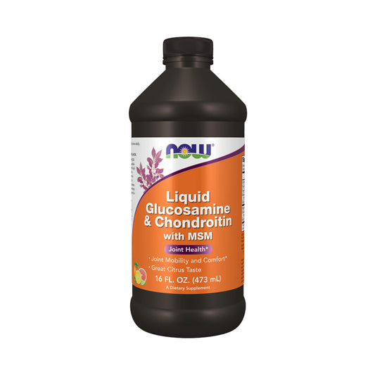 NOW Foods, Glucosamine & Chondroitin with MSM Liquid - 473ml.