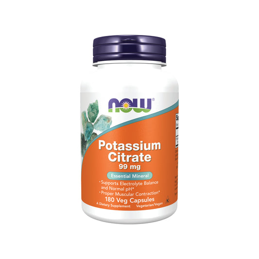NOW Foods, Potassium Citrate, 99 mg - 180 Capsules