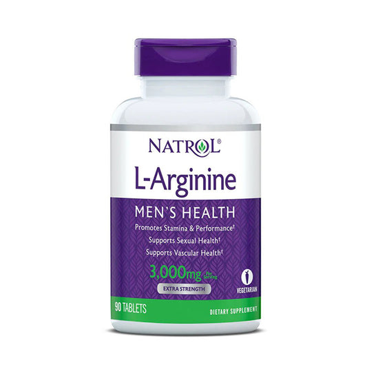 Natrol, L-Arginine - 90 Tablets
