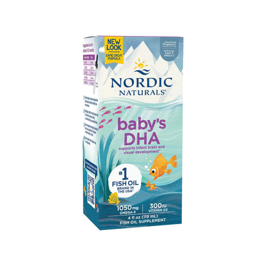 Nordic Naturals, Baby's DHA, 1050 mg Omega-3 with Vitamin D3 - 60 ml