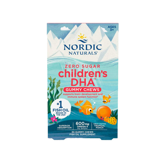 Nordic Naturals, Children's DHA Gummies, 600 mg - 30 Gummies (3-6y)