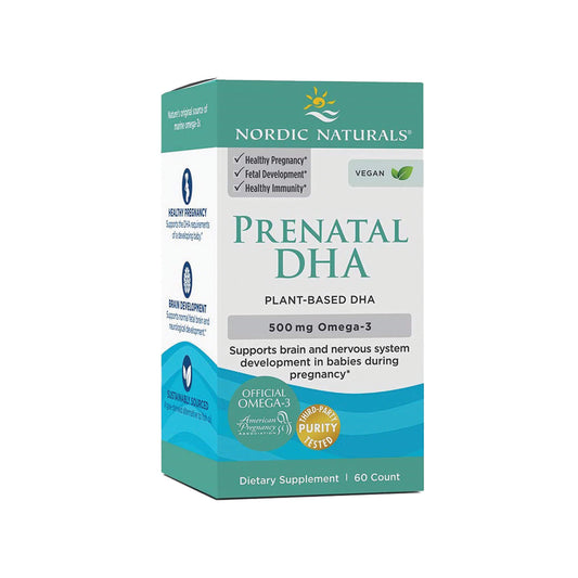 Nordic Naturals, Prenatal DHA Vegan, 500 mg - 60 Soft Gels