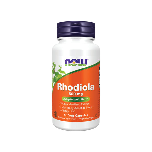 NOW Foods, Rhodiola 500 mg - 60 Veg Capsules