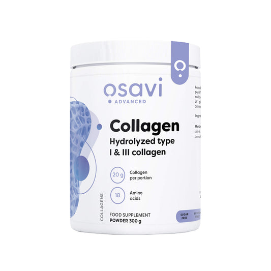 Osavi Collagen Peptides - Hydrolyzed Type 1 & 3 - 300 grams