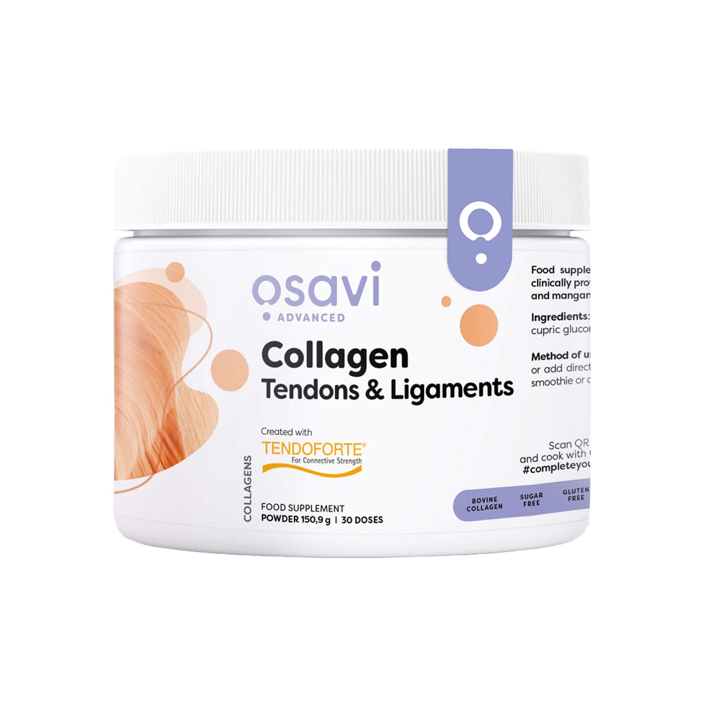 Osavi Collagen Peptides - Tendons & Ligaments - 150 grams