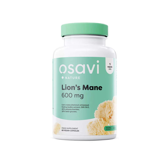 Osavi, Lion's Mane, 600 mg - Vegan Capsules