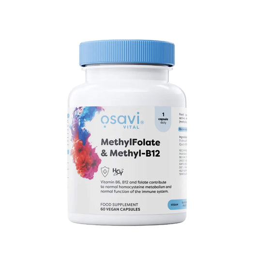 Osavi, MethylFolate & Methyl-B12 - 60 Vegan Capsules