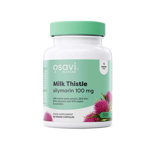 Osavi, Milk Thistle, Silymarin 100 mg - 60 Vegan Caps