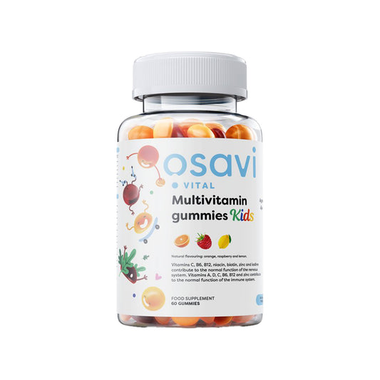 Osavi, Multivitamin Gummies Kids, Orange Raspberry Lemon (Sugar free) - 60 Gummies (4y+)