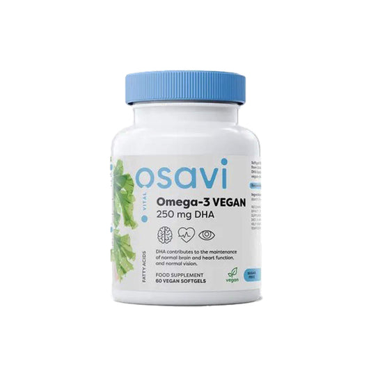 Osavi, Omega-3 Vegan, 250mg DHA - Vegan Soft Gels