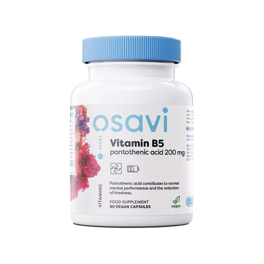 Osavi, Vitamin B5, pantothenic acid, 200 mg - vegan capsules