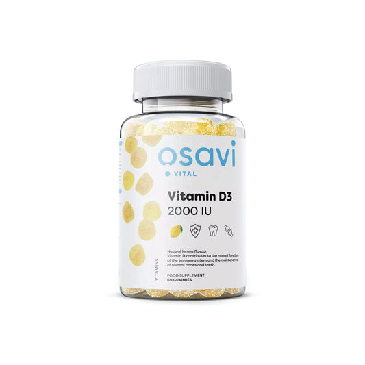 Osavi, Vitamin D3 2000 IU - 60 gummies lemon flavour