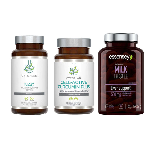 Detox Support Bundle – NAC, Curcumin & Milk Thistle