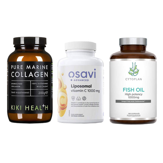 Skin Support Bundle – Collagen, Vitamin C & Omega-3