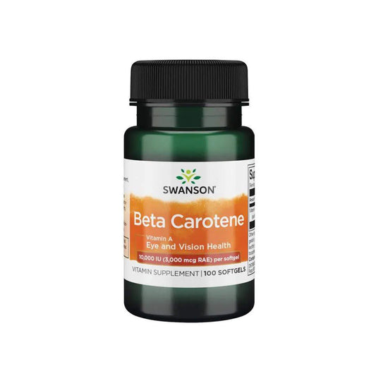 Swanson, Beta-Carotene (Vitamin A), 10 000 IU - Soft Gels