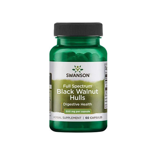 Swanson, Full Spectrum Black Walnut Hulls, 500 mg - 60 Capsules