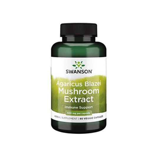 Swanson, Agaricus Blazei Mushroom Extract, 500 mg - 90 Veg Capsules