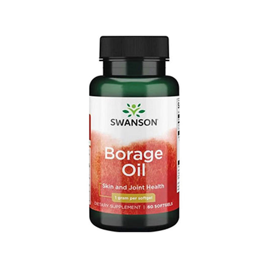 Swanson, Borage Oil, 1000mg - 60 Soft Gels