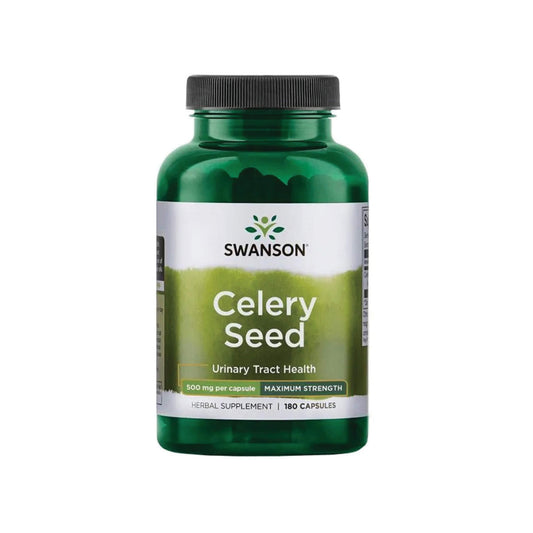 Swanson, Celery Seed, 500mg - 180 Capsules