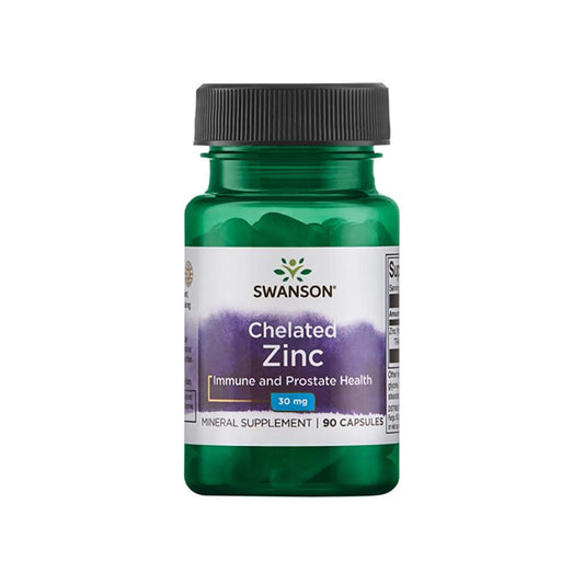 Swanson, Albion Chelated Zinc, 30 mg - 90 Capsules