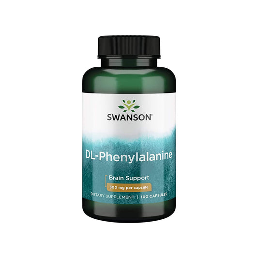 Swanson, DL-Phenylalanine, 500 mg - 100 Capsules