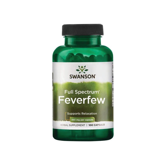 Swanson, Full Spectrum Feverfew, 380 mg - 100 Capsules