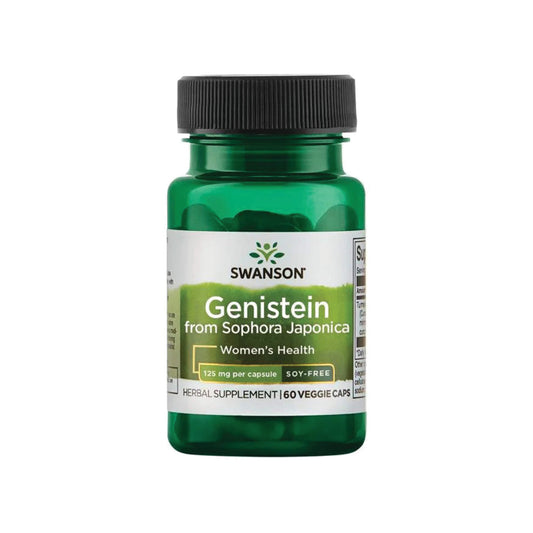 Swanson, Genistein from Sophora Japonica, 125 mg - 60 Veg Capsules