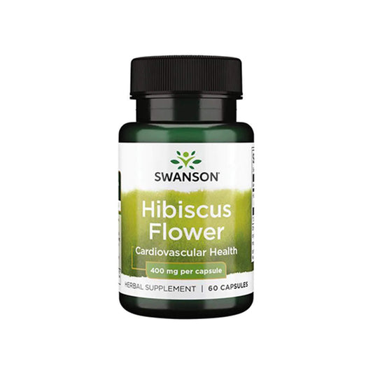 Swanson, Hibiscus Flower, 400 mg - 60 Capsules