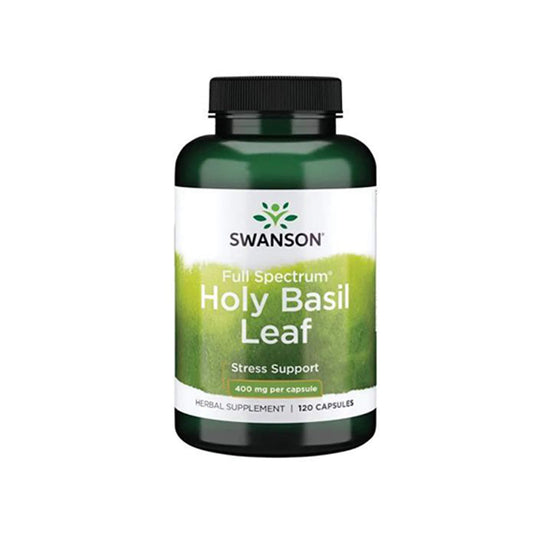Swanson, Holy Basil Leaf, 400 mg - 120 Capsule