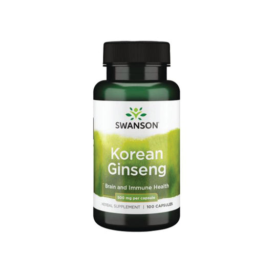 Swanson, Korean Ginseng, 500 mg - 100 Capsules