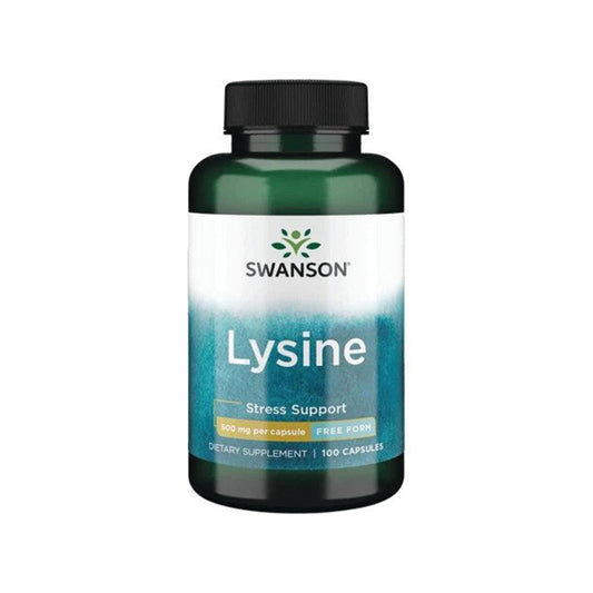 Swanson, L-Lysine Free-From, 500 mg - 100 Capsules