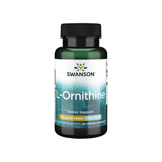 Swanson, L-Ornithine, 500 mg - 60 Veg Capsules