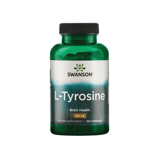 Swanson, L-Tyrosine, 500 mg - 100 Capsules