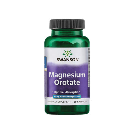 Swanson, Magnesium Orotate, 40mg - 60 Capsule