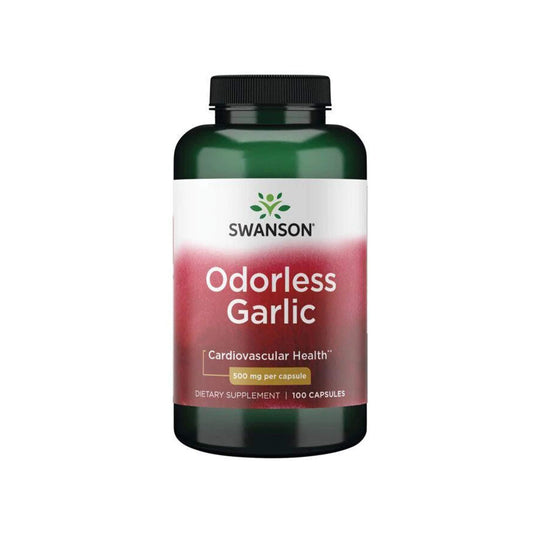 Swanson, Odorless Garlic, 500 mg - 100 Capsules