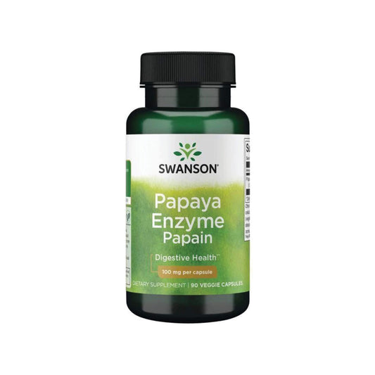 Swanson Papaya Enzyme Papain, 100 mg - 90 Veg Capsules
