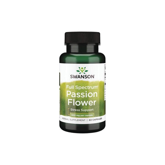 Swanson, Full Spectrum Passion Flower, 500 mg - 60 Capsules