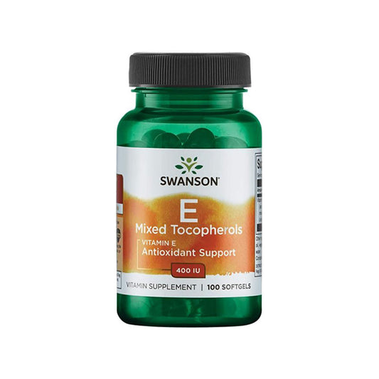 Swanson, Vitamin E Mixed Tocopherols, 400 IU - 100 Soft Gel