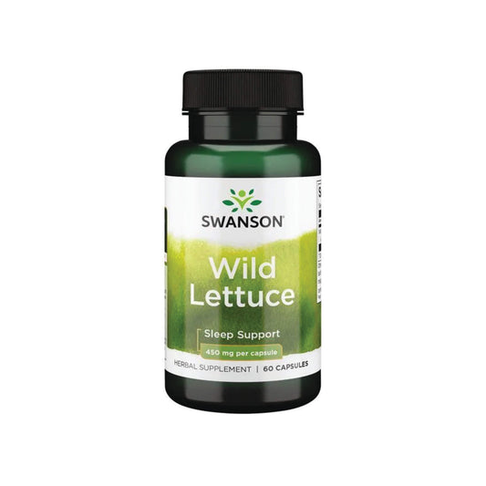 Swanson, Wild Lettuce, 450 mg - 60 Capsules
