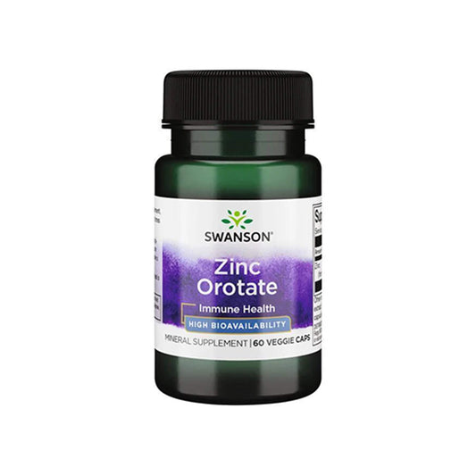 Swanson, Zinc Orotate - 60 Veg Capsules