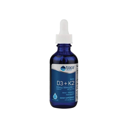 Trace Minerals Ionic D3 + K2 - 59 mL