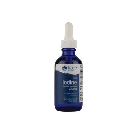 Trace Minerals, Ionic Iodine, 225 mcg - 59 ml