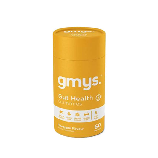 gmys, Gut Health Gummies, Pineapple - 60 Gummies