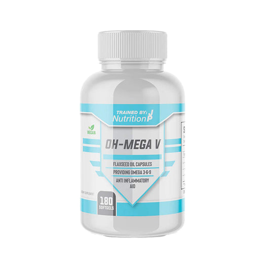 Trained By JP, Oh-Mega V - 180 Vegan Soft Gels